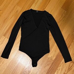 Express Black Long Sleeve Women’s Bodysuit